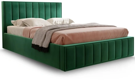 Кровать "Женева" 1600 (мора зеленый) - Мебельград - фото в интернет-магазине Арктика