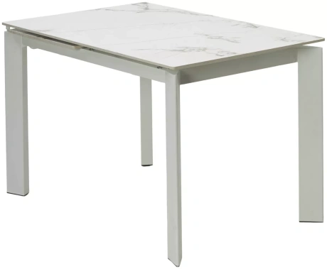 Стол обеденный CORNER 120 (GLOSS GOLDEN JADE / WHITE) - М-Сити - фото в интернет-магазине Арктика