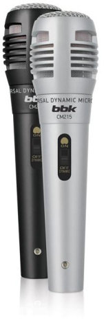 Микрофон BBK CM215 black silver 2.5m - фото в интернет-магазине Арктика