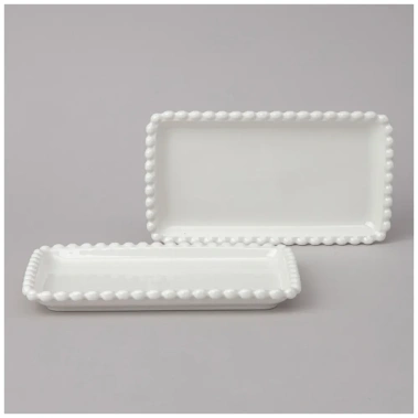 Блюдо прямоугольное "PEARL" 761-099 20 см - Арти М - фото в интернет-магазине Арктика