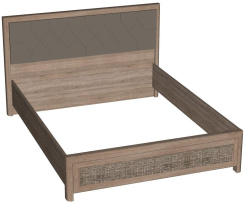 Спальня "Рандеву" кровать 160*200 RK1602/вар.3 (дуб оксид) - каталог товаров магазина Арктика