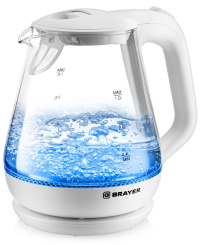 Чайник BRAYER BR1063 WH - каталог товаров магазина Арктика