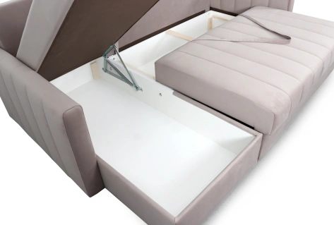 Диван угловой "Ларио" (мора капучино) - Мебельград - фото в интернет-магазине Арктика