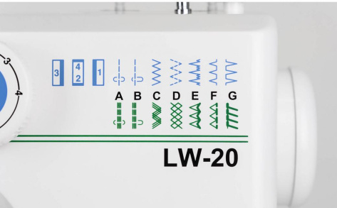 Швейная машинка Janome LW-20 - фото в интернет-магазине Арктика