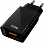 Зарядное устройство TFN USB 3.0A black без кабеля (TFN-WCQC3BK)*