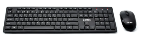 Набор клавиатура + мышь беспров. Perfeo TWIN (PF_A4500) USB - фото в интернет-магазине Арктика