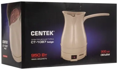 Электрическая турка Centek CT-1087 Beige - фото в интернет-магазине Арктика