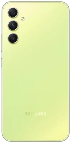 Мобильный телефон Samsung Galaxy A34 5G 6+128Gb Lime/Лайм SM-A346 - фото в интернет-магазине Арктика