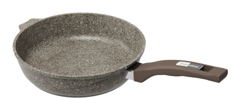 Сковорода с несъемной ручкой "Premium" (mokko) 24902 24 см - Регент Рус - фото в интернет-магазине Арктика