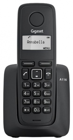 Телефон Gigaset A116 black - фото в интернет-магазине Арктика
