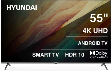Телевизор Hyundai H-LED55BU7009 UHD Smart TV (Android) - фото в интернет-магазине Арктика