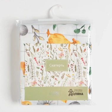 Скатерть Доляна Duckling 149х220 см, 100% хл, рогожка 9215896 - Сима-ленд - фото в интернет-магазине Арктика