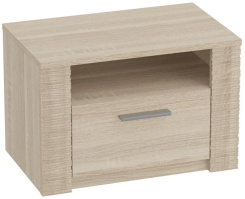 Спальня "Элана" тумба прикроватная (дуб сонома/дуб сонома светлый) - Мебельград - каталог товаров магазина Арктика