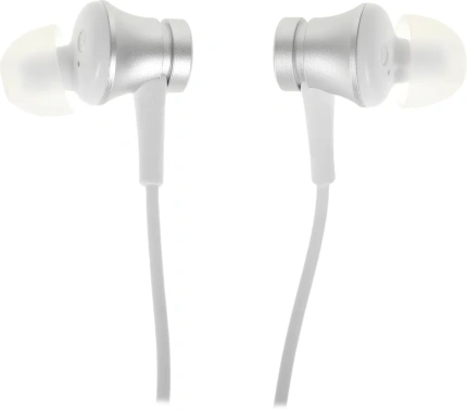 Наушники Xiaomi Mi In-Ear Headphones Basic Silver (HSEJ03JY/ZBW4355TY) - фото в интернет-магазине Арктика