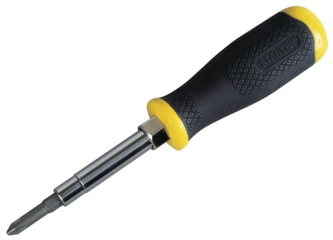 Отвертка переставная с битами Stanley 0-68-012 - фото в интернет-магазине Арктика