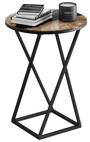 Стол журнальный ДП 1-03-05 (черный/слэб черный) - Три Я - фото в интернет-магазине Арктика