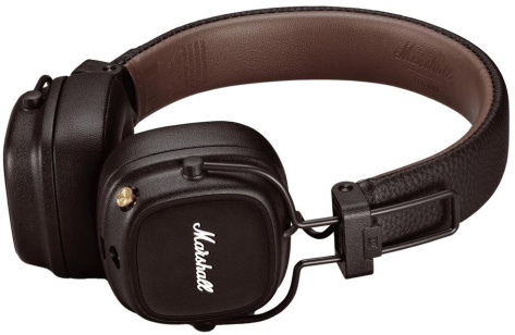 Наушники Marshall Major IV On-Ear Wireless Brown - фото в интернет-магазине Арктика