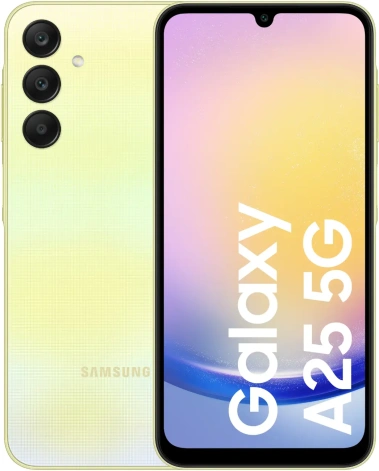 Мобильный телефон Samsung Galaxy A25 128Gb Yellow/Жёлтый (SM-A256E) - фото в интернет-магазине Арктика