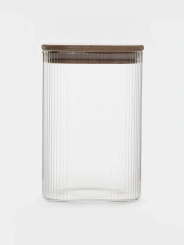 Банка д/сыпучих продуктов "Эко. Квадрат" 10795916 1,3 л - Сима-ленд - каталог товаров магазина Арктика