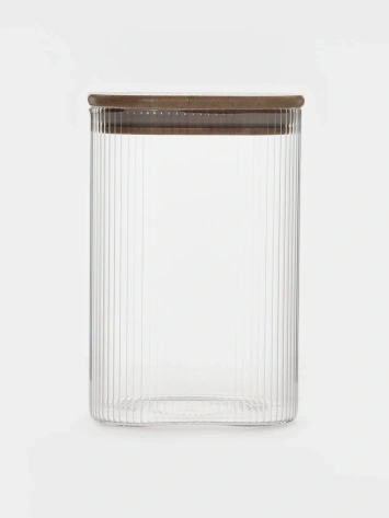 Банка д/сыпучих продуктов "Эко. Квадрат" 10795916 1,3 л - Сима-ленд - фото в интернет-магазине Арктика