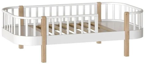 Кровать "Лия" кровать одноярусная (Белая/прозрачная) - Мебельград - фото в интернет-магазине Арктика