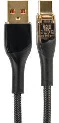 Кабель Perfeo U4710 USB A - Type-C, 20W, черный, 1 м PREMIUM - каталог товаров магазина Арктика