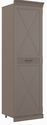 Прихожая "Кантри" (КА-218.24) шкаф для одежды (Серый камень) - Ангстрем - каталог товаров магазина Арктика