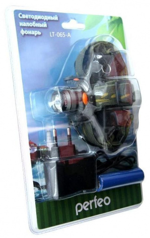 Фонарь Perfeo LT-065-4 LED налобный акб 18650+3AAA Sensor (PF_4601) - фото в интернет-магазине Арктика