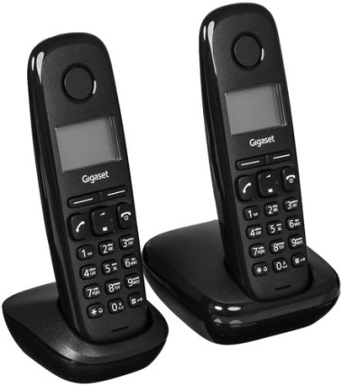 Телефон Gigaset A170 Duo black - фото в интернет-магазине Арктика