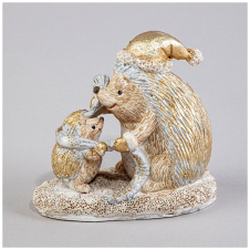 Статуэтка "Ежики" 162-1232 - Арти М - каталог товаров магазина Арктика