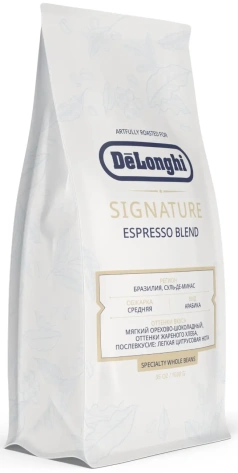 Кофе зерновой DeLonghi ESPRESSO BLEND 1кг - фото в интернет-магазине Арктика