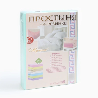Простыня на резинке 10638564 90*200 см - Сима-ленд - фото в интернет-магазине Арктика