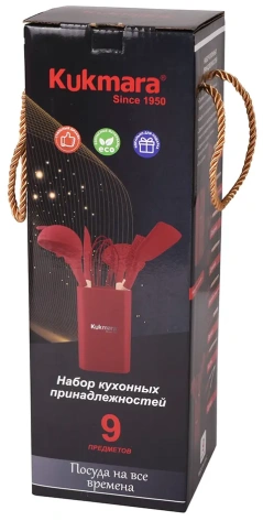 Набор кухонных принадлежностей kuk-04/09011601 9 пр. - Кукмара - фото в интернет-магазине Арктика