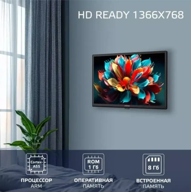 Телевизор Harper 24R490TS Smart TV - фото в интернет-магазине Арктика