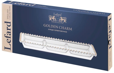 Блюдо сервировочное "Golden charm" 345-505 30 см - Арти М - фото в интернет-магазине Арктика