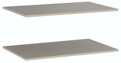 Спальня "Интро" (ИН-011.00) комплект полок (Ярко-серый) - Ангстрем - каталог товаров магазина Арктика