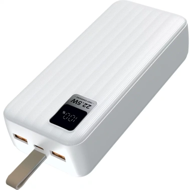 Аккумулятор внешний Perfeo Powerbank 30000 mAh Белый (PF_E2083) - фото в интернет-магазине Арктика