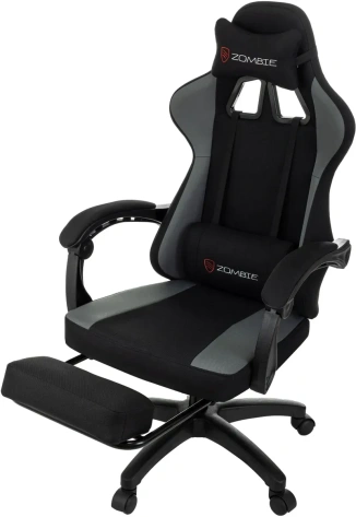 Кресло игровое ZOMBIE Weaver G черно-серое - фото в интернет-магазине Арктика