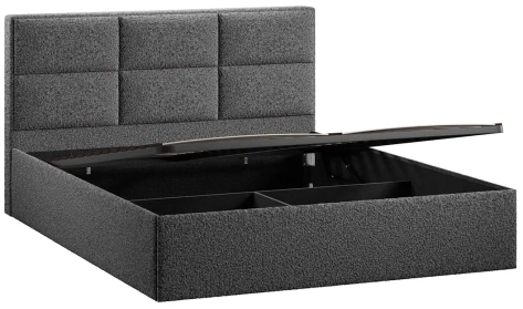 Спальня "Стелла" кровать 160*200 с мех Тип 1 (+ основание с ПМ ИП 462-02 исп.3/Экомех Barni Grey) - Три Я - фото в интернет-магазине Арктика