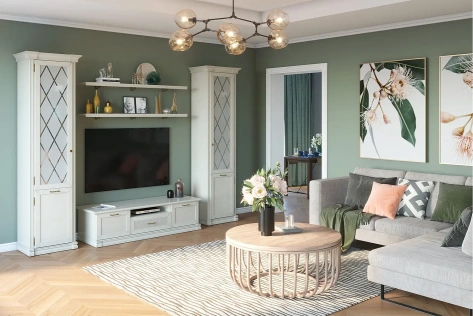 Гостиная "Кантри" (КА-315.11) Тумба (Валенсия) - Ангстрем - фото в интернет-магазине Арктика