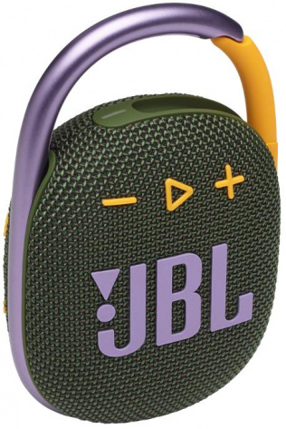 Портативная акустика JBL Clip 4 Green (JBLCLIP4GRN) - фото в интернет-магазине Арктика