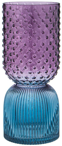Ваза "ART" VIOLET/BLUE 182-1048 30 см - Арти М - фото в интернет-магазине Арктика