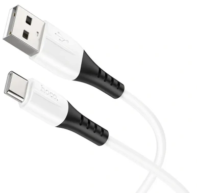 Кабель Hoco X82 Type-C/ 1m/ 3A/ Силикон/ White (HC-68582) - фото в интернет-магазине Арктика