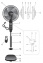 Вентилятор напольный Centek CT-5018 gray - фото в интернет-магазине Арктика