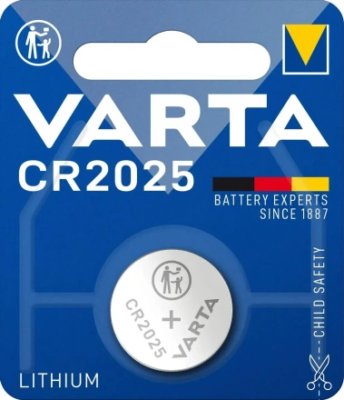 Батарейка Varta CR2025-1BL 1 шт - фото в интернет-магазине Арктика