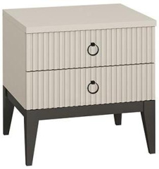 Спальня "Хилтон" (ХТ-302.03) тумба прикроватная (Д2/Кашемир серый) - Ангстрем - каталог товаров магазина Арктика