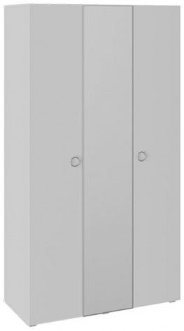 Спальня "Глория" шкаф 3-х дверн с зерк (Белый/белый глянец) - Три Я - фото в интернет-магазине Арктика