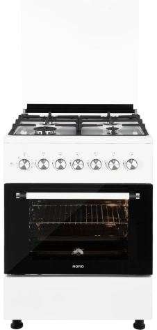Плита газовая NORD GG 6064 W - фото в интернет-магазине Арктика