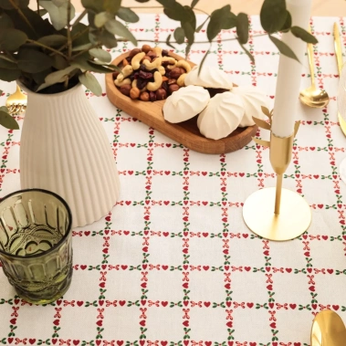 Скатерть Этель "Flower Cage" 110х149 см, 100% хл, рогожка 186 г/м2 10724557 - Сима-ленд - фото в интернет-магазине Арктика