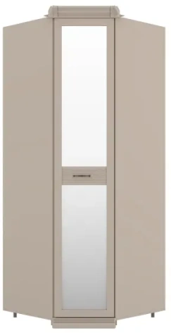 Спальня "Кантри" (КА-230.02) шкаф угловой для одежды (Кашемир серый) - Ангстрем - фото в интернет-магазине Арктика